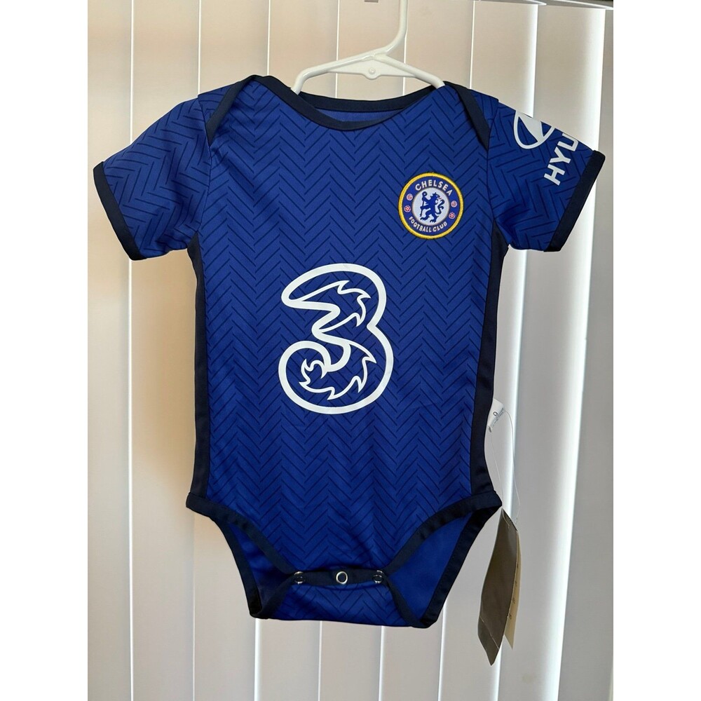 NWT Baby Chelsea Football Club One Piece Bodysuit Size 9 (0-3 months)
